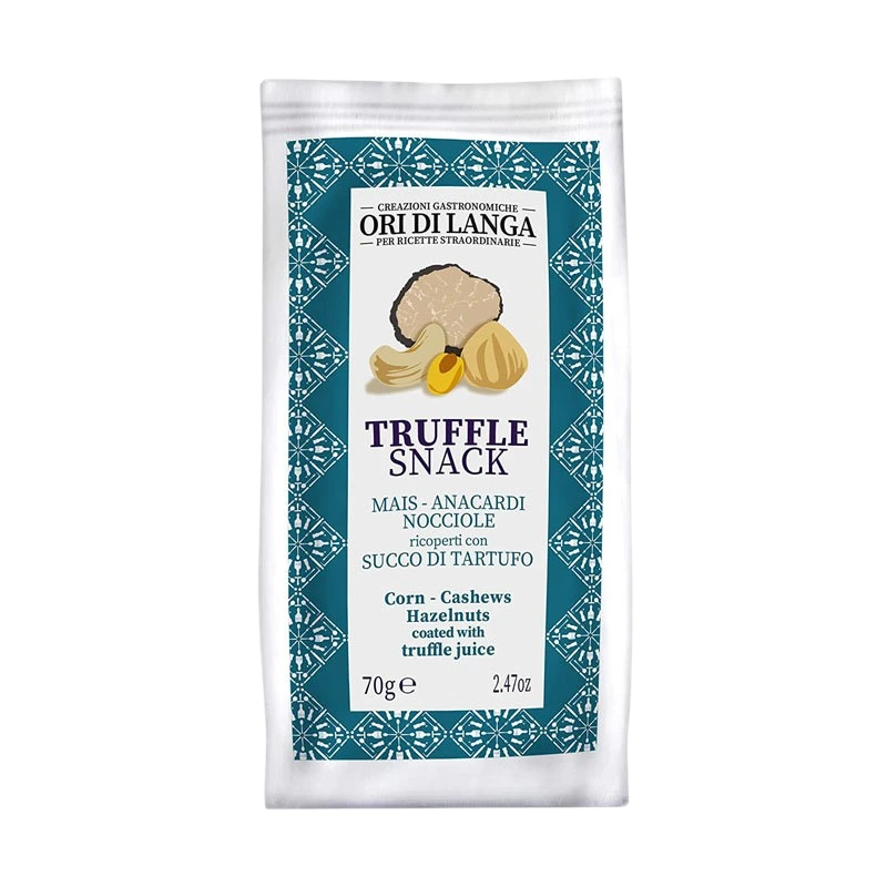 Snack aux truffes 70 g — maïs, noisettes et noix de cajou