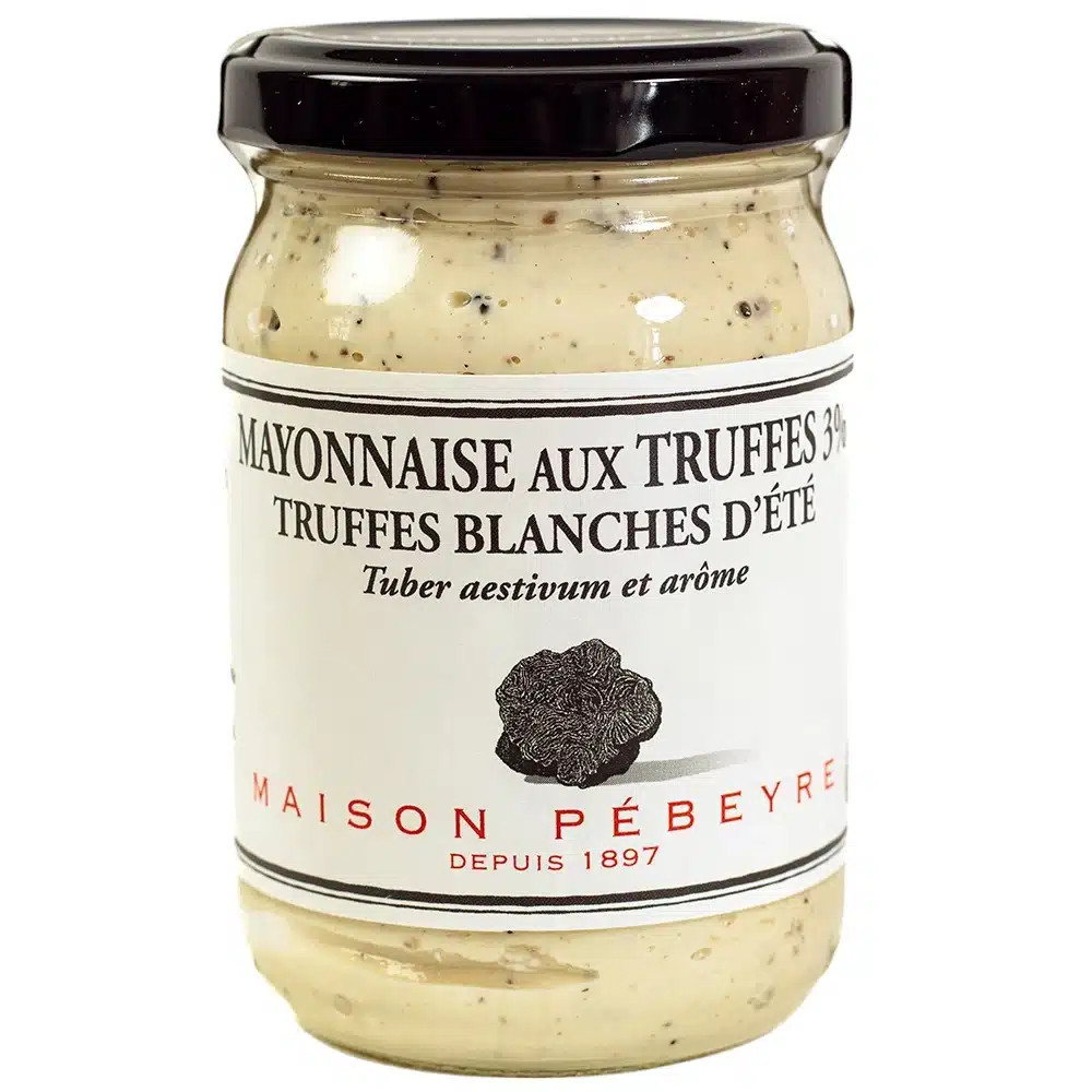 Mayonnaise aux truffes 3 % — truffes blanches d’été 180 g